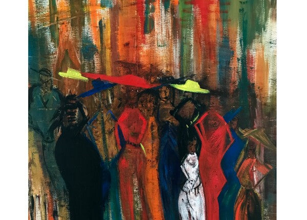 The Crowd from The Mad Diva Collection Canvas 20x20 cm