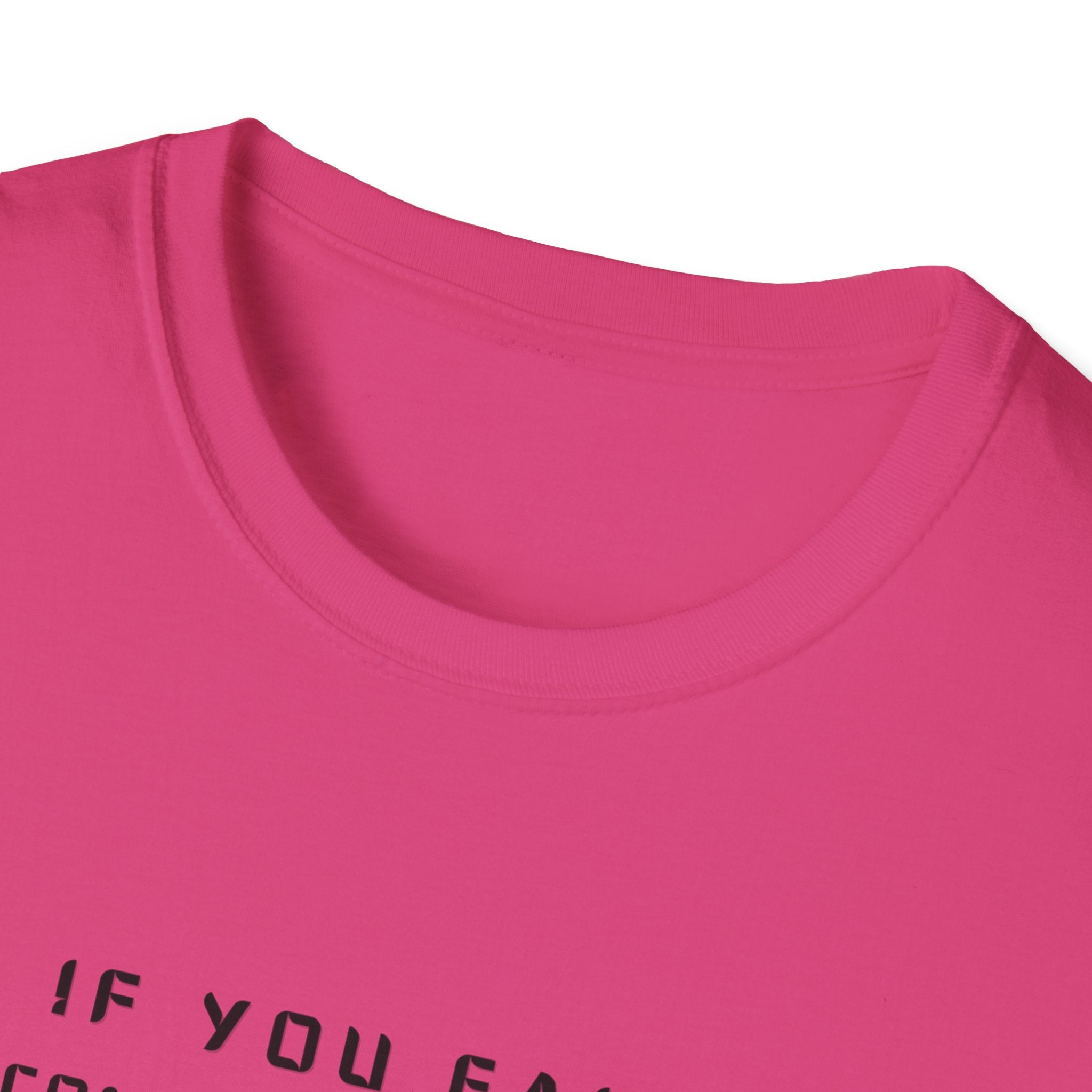 If You Fail Congratulations T-Shirt | Minimalist Motivational Text Tee