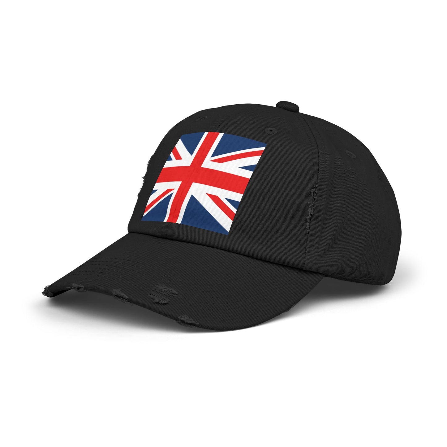 Vintage British Union Jack Flag Cap | Unisex Distressed Cap for Casual Wear, Travel, Gifts, Outdoor Adventures, Festival Style