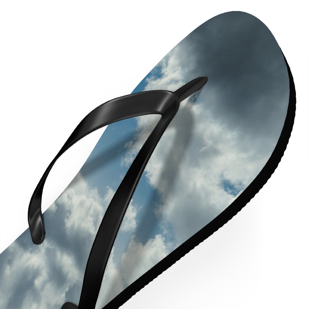 Cloud Sky Flip Flops – Stormy Sky Beach Sandals