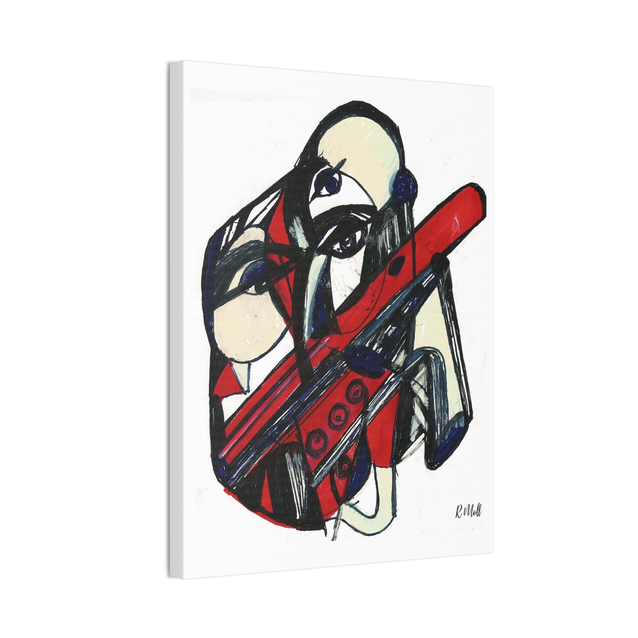 Chainsaw Horror Movie Art Canvas | Halloween Gothic Scary Wall Decor, Canvas Art