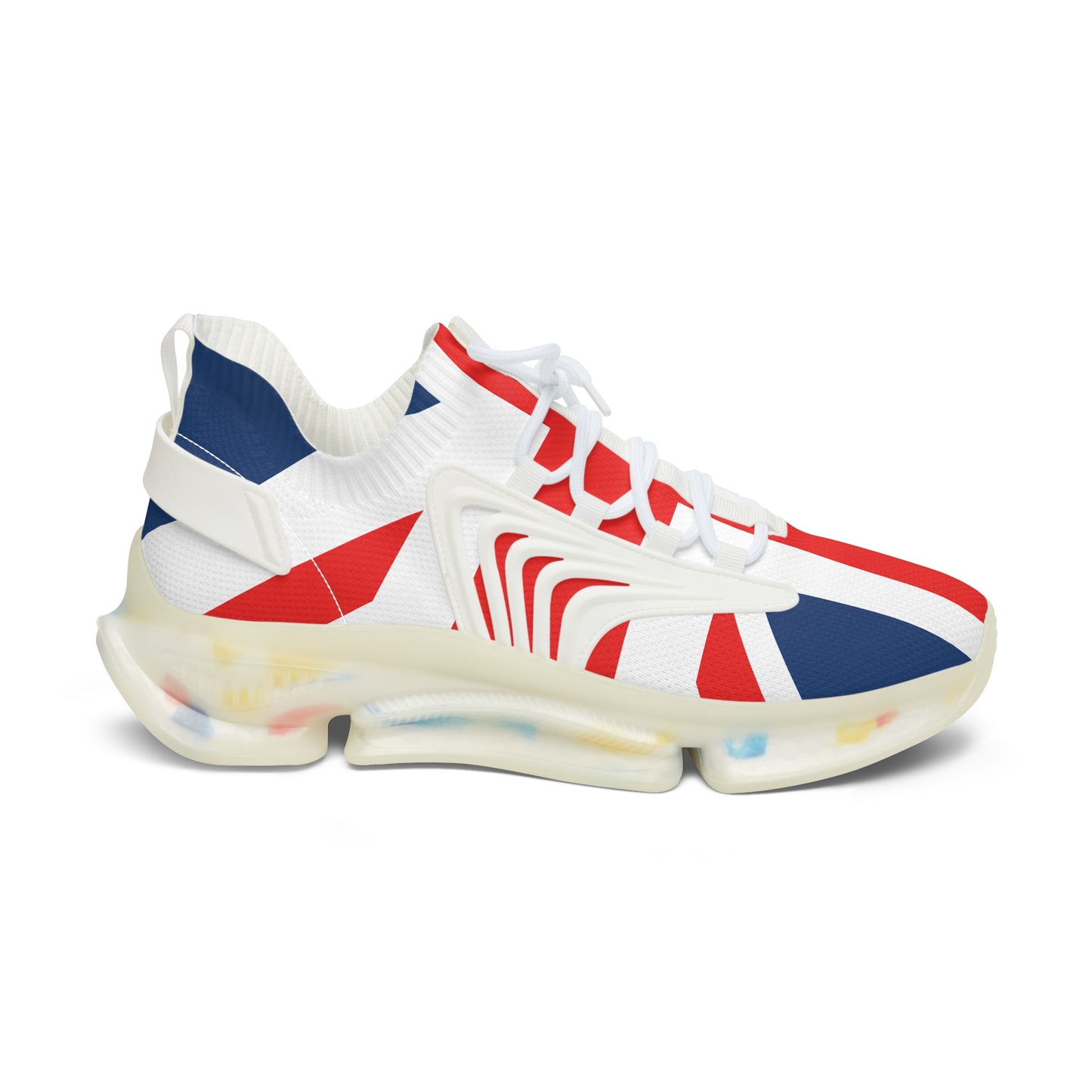 Union Jack Trainers Patriotic Women's Mesh Sneakers | Comfortable Fashion, Casual Shoes, Gift for Her, Sporting Events, Summer Outfits