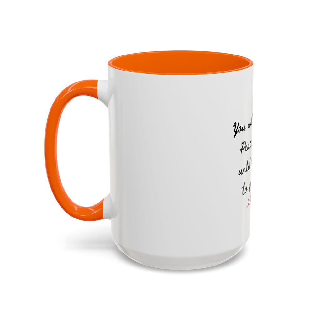 Listen to Your Heart Quote Coffee Mug | Heart Script Accent Mug | Inspirational Ceramic Cup Gift 11oz 15oz
