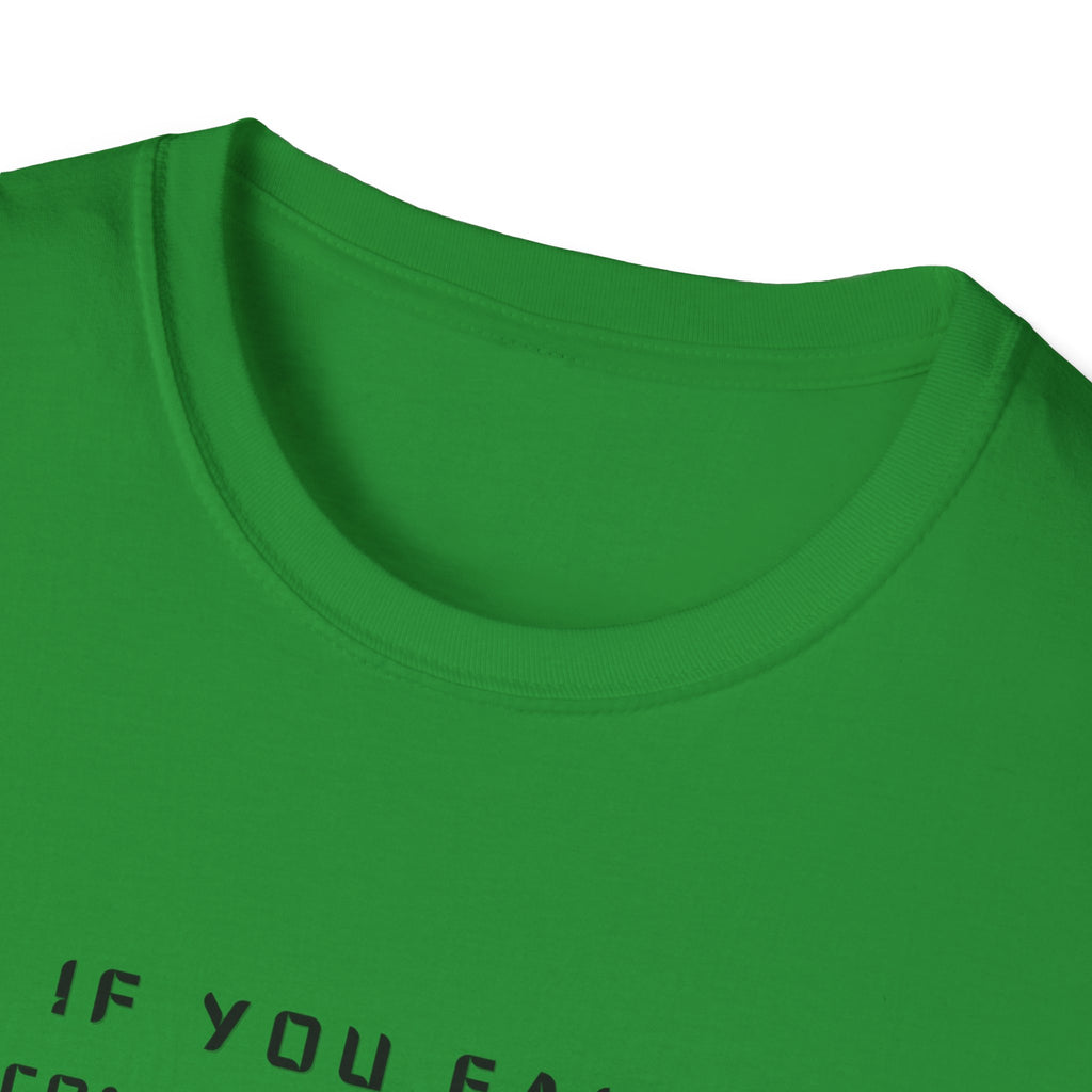 If You Fail Congratulations T-Shirt | Minimalist Motivational Text Tee