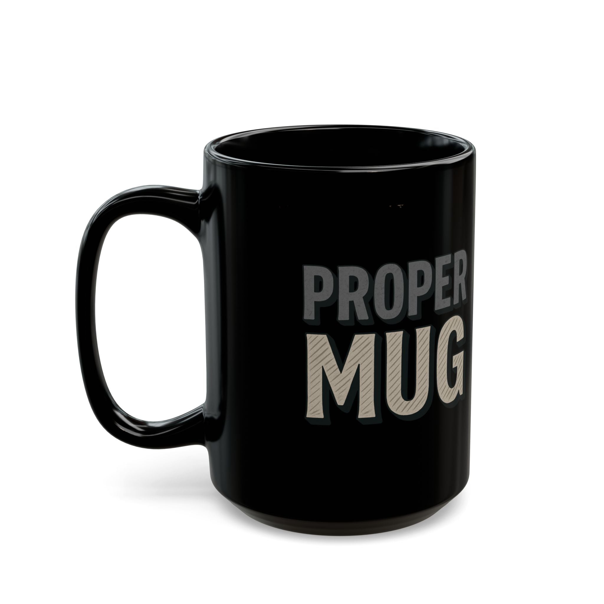 Proper Mug black ceramic | 11oz 15oz
