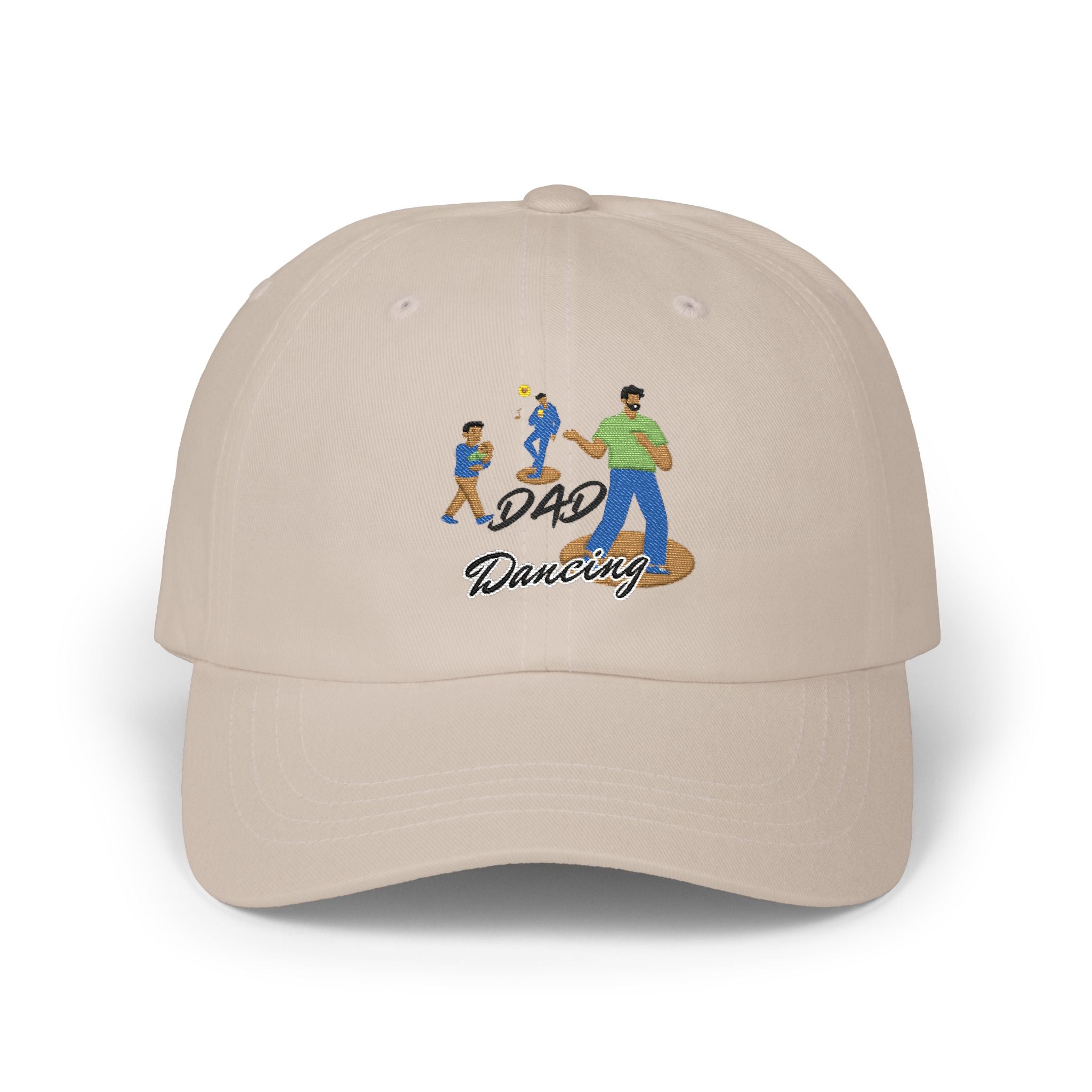 Dad Dancing Cap | Retro Dancing Dad Illustration