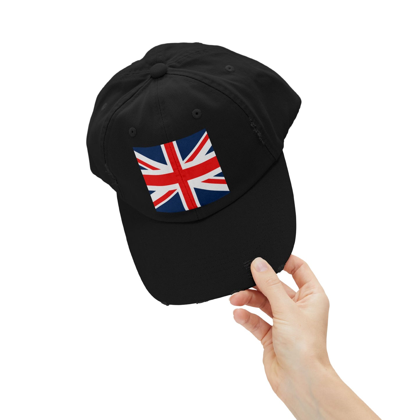 Vintage British Union Jack Flag Cap | Unisex Distressed Cap for Casual Wear, Travel, Gifts, Outdoor Adventures, Festival Style