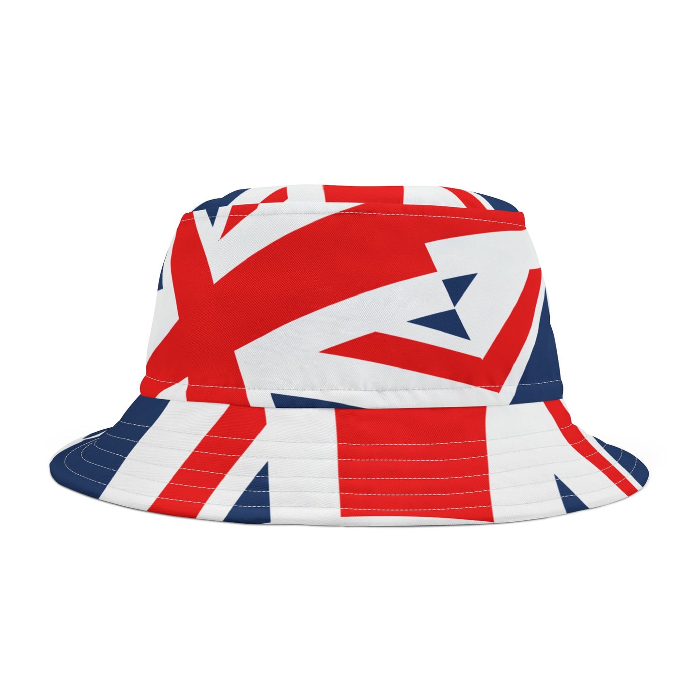 Union Jack Bucket Hat - Stylish UK-Flag Fashion Accessory for Festivals, Travel, Summer Events, Beach Days, and Pride
