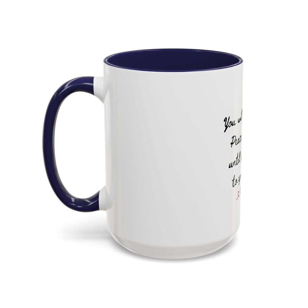 Listen to Your Heart Quote Coffee Mug | Heart Script Accent Mug | Inspirational Ceramic Cup Gift 11oz 15oz