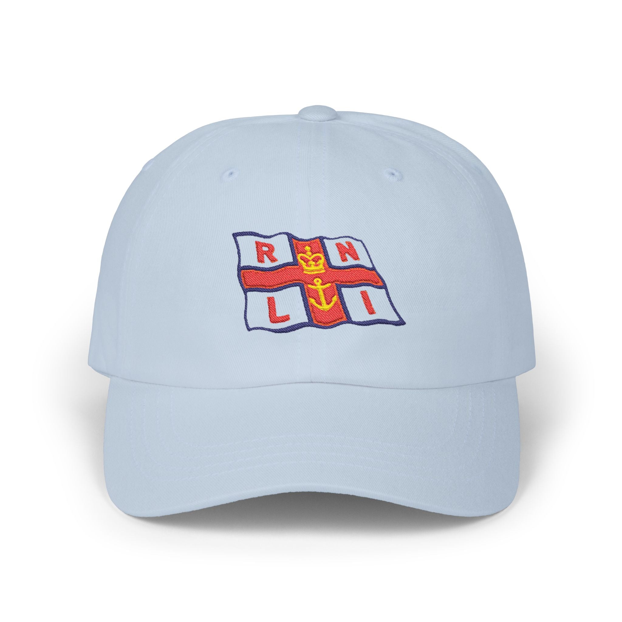 RNLI Lifeboat Flag Cap, British Rescue Hat, Coastal Gift, Nautical Embroidered Dad Cap, UK Sea Rescue Inspired Hat, Princess Kate