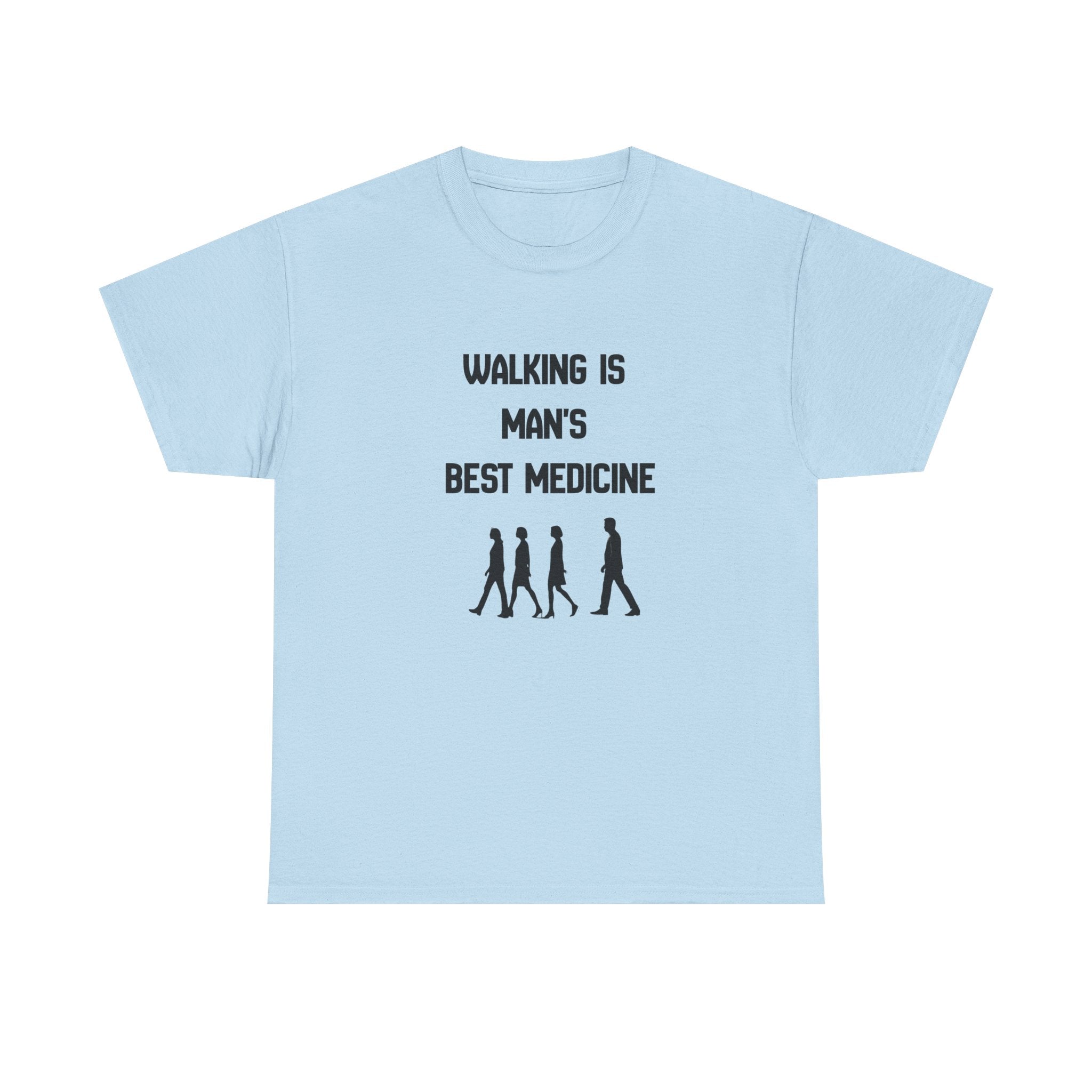 Hippocrates 'Walking Is Man's Best Medicine' T-Shirt — Fitness & Wellness Graphic Tee