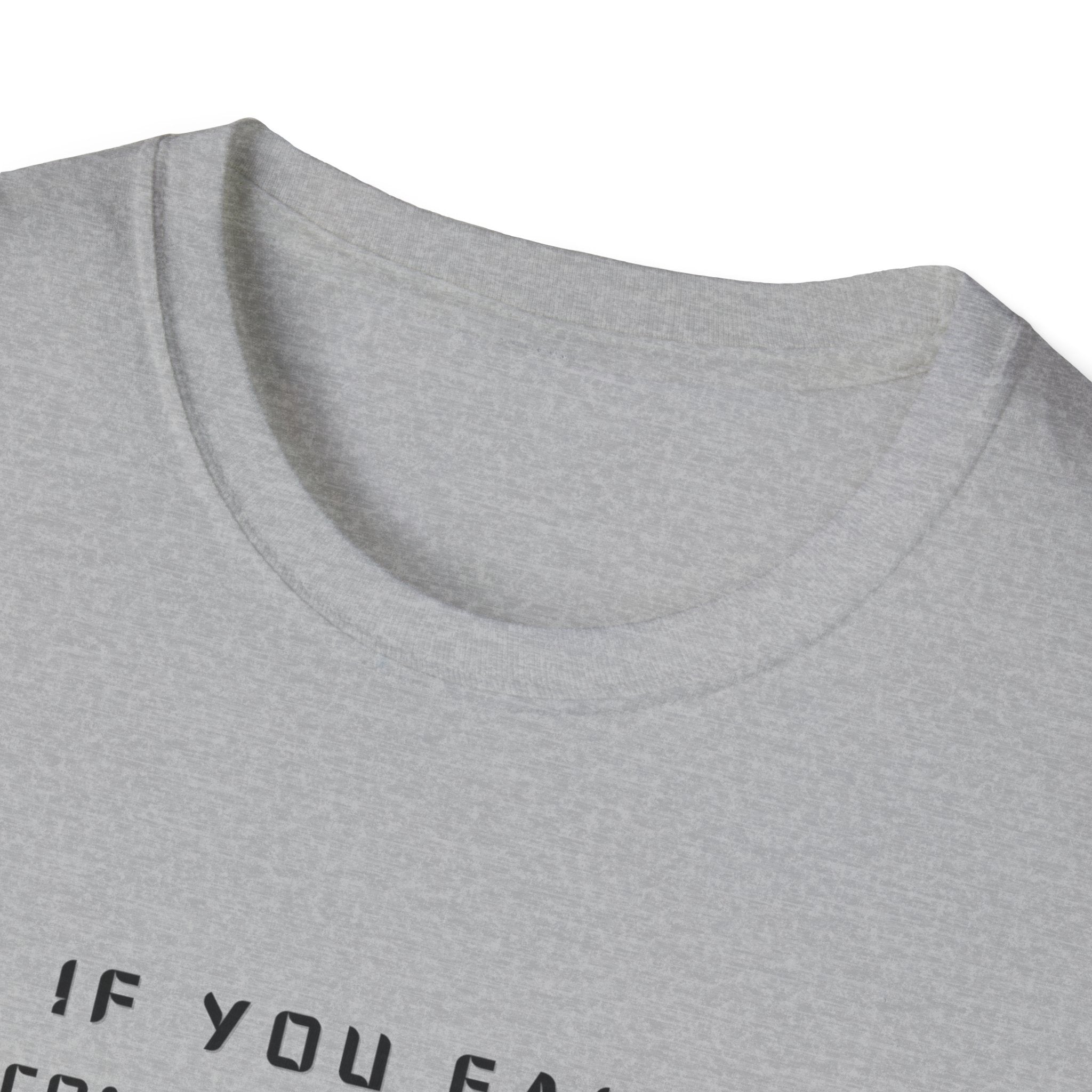 If You Fail Congratulations T-Shirt | Minimalist Motivational Text Tee