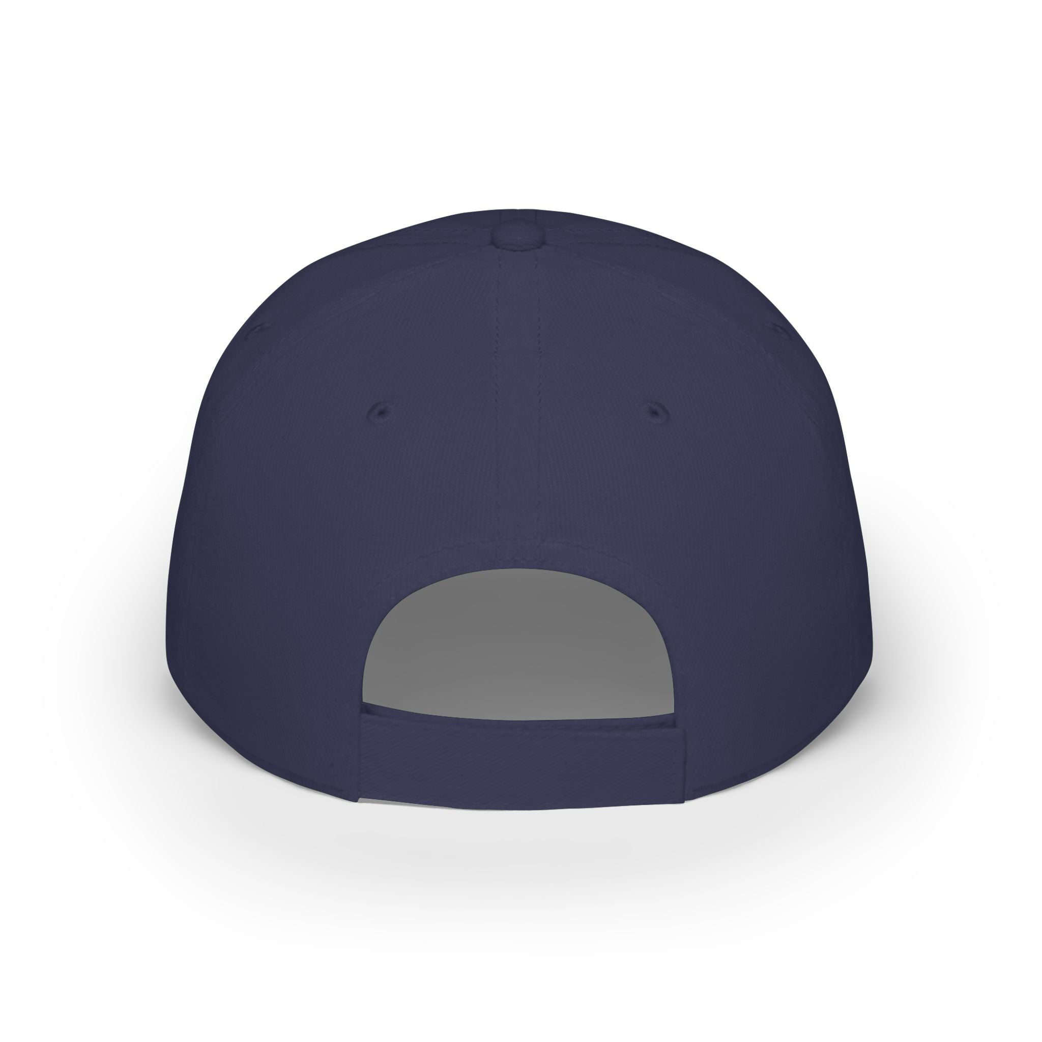 USA outline logo Low Profile Cap | Patriotic American hat, red embroidered text