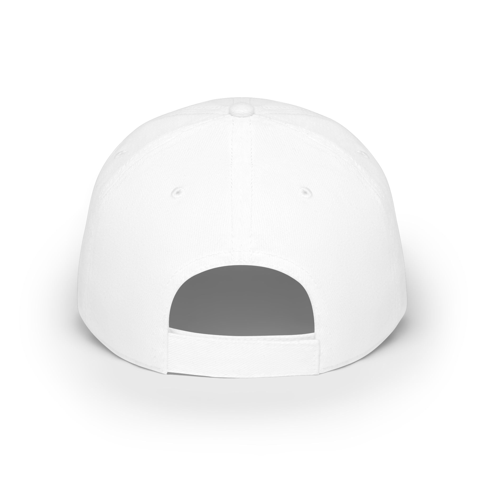 USA outline logo Low Profile Cap | Patriotic American hat, red embroidered text