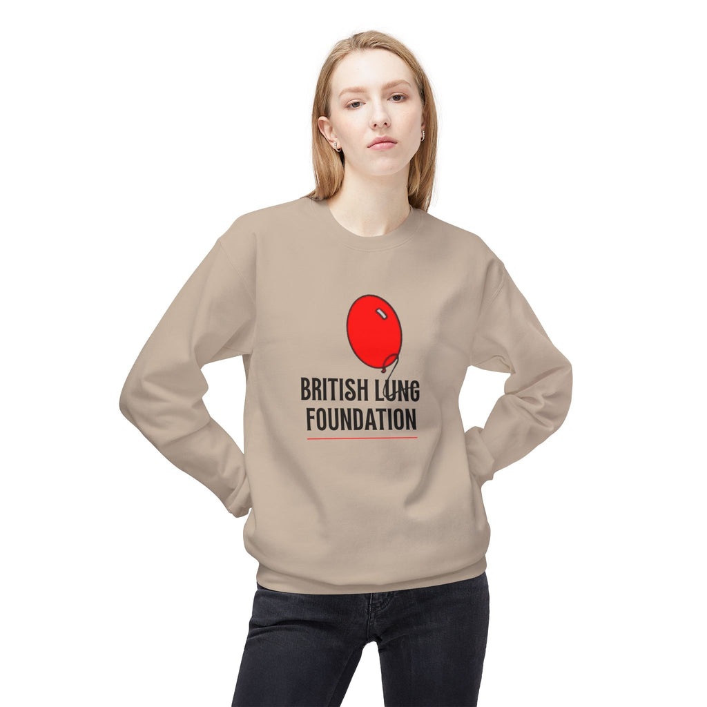 British Lung Foundation balloon logo Sweatshirt | charity lung health as worn by the late Princess Diana
