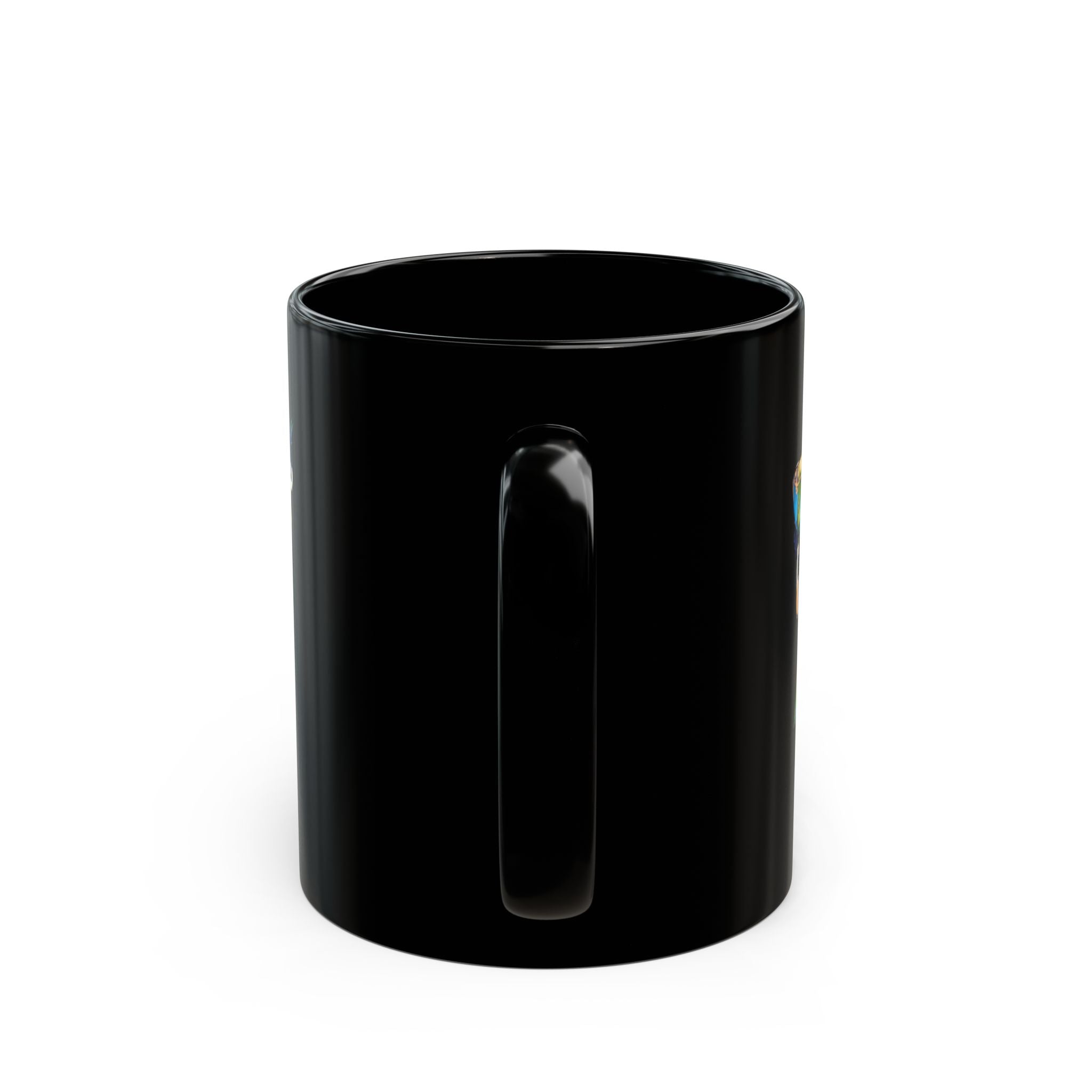 Happy Days Mug  | Black  Vintage Style Coffee Tea Cup | Gift for Coffee Lovers
