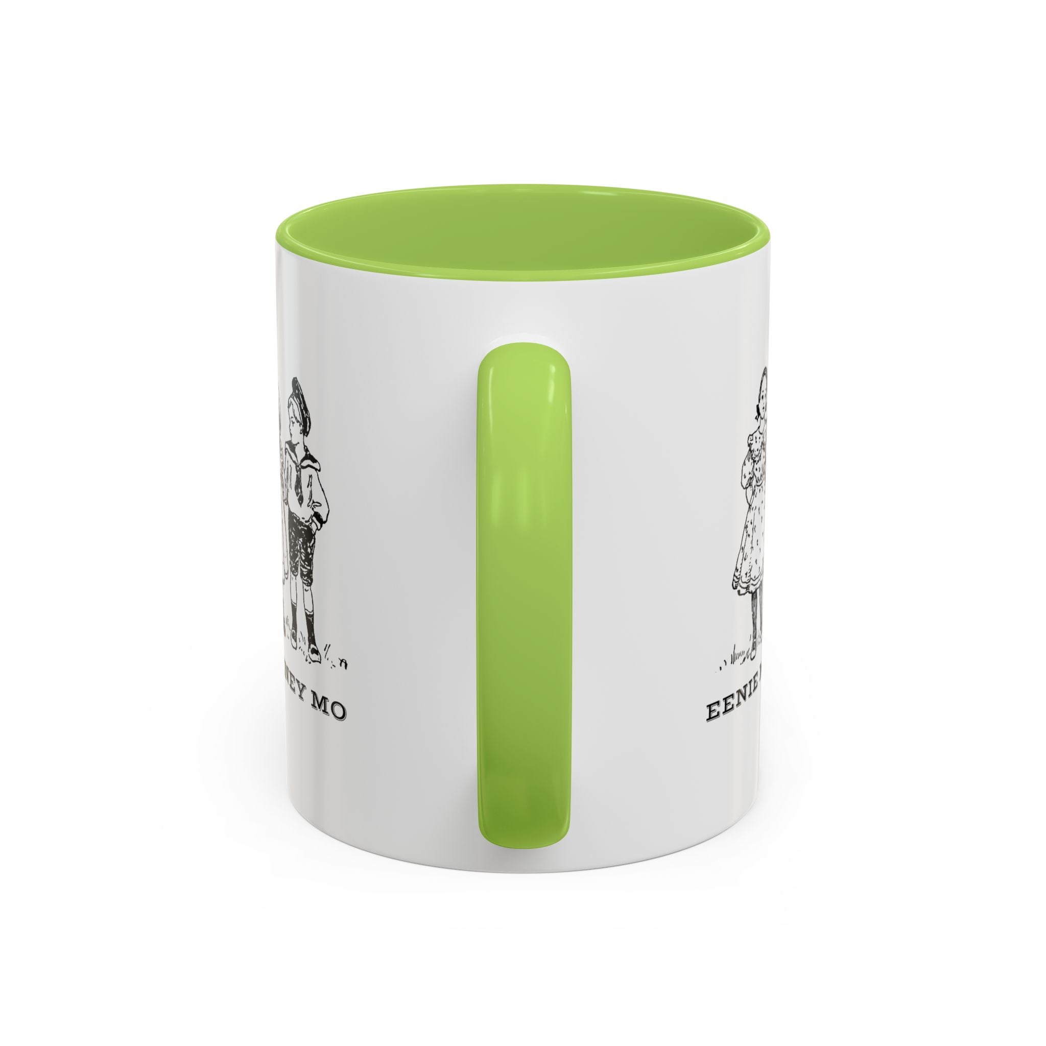 Eenie Meenie Miney Mo -  Illustration Mug | Accent Coffee Mug 11oz | Nursery Rhyme Quote Cup