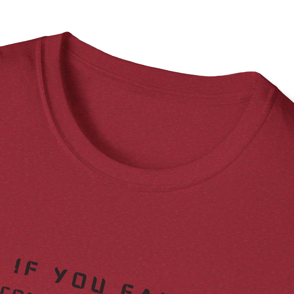 If You Fail Congratulations T-Shirt | Minimalist Motivational Text Tee