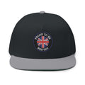 Proud to Be British embroidered patch Flat Bill Cap | Union Jack snapback