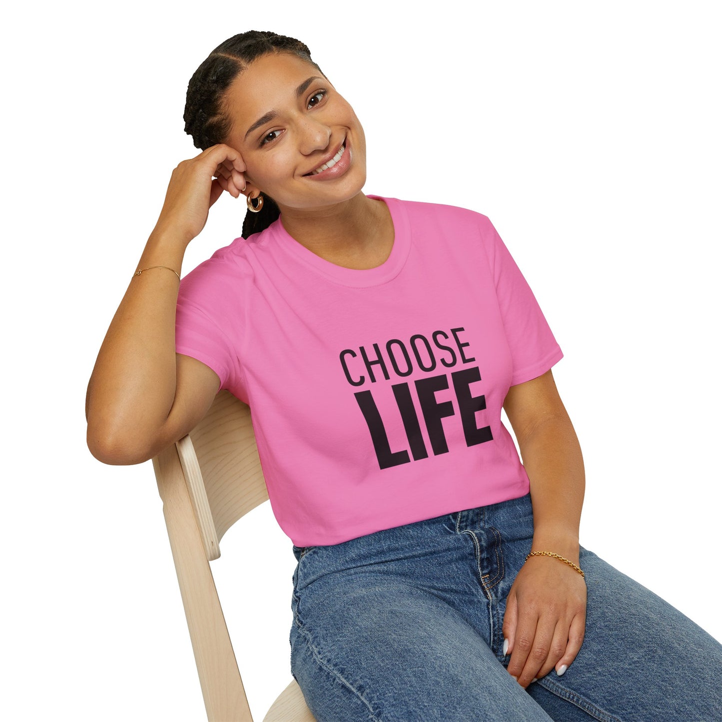 Choose Life George Micheal inspired -Unisex T-Shirt - Inspirational Fashion, Everyday Wear, Casual Gift, Motivational Quote, Gift for All Occasions