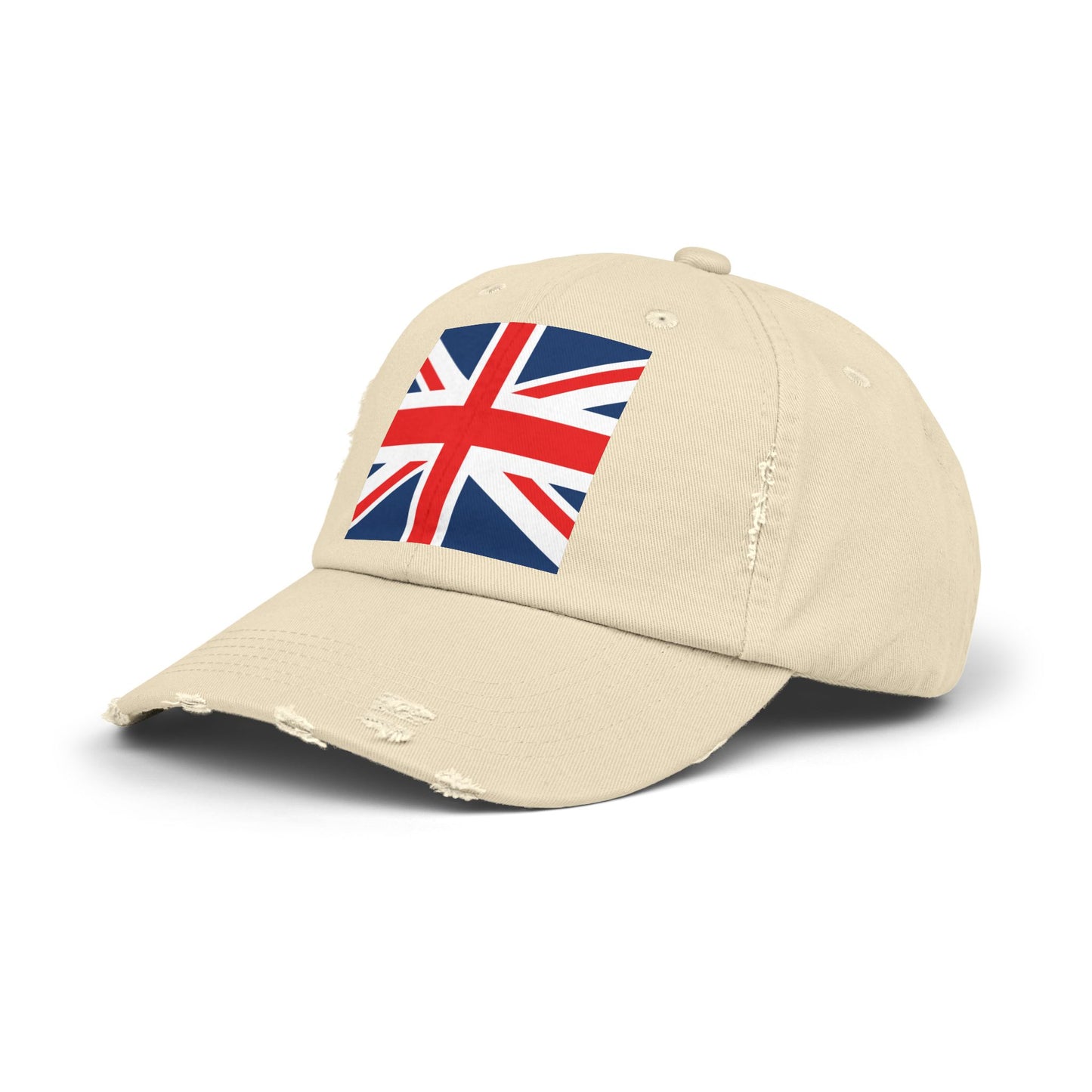 Vintage British Union Jack Flag Cap | Unisex Distressed Cap for Casual Wear, Travel, Gifts, Outdoor Adventures, Festival Style