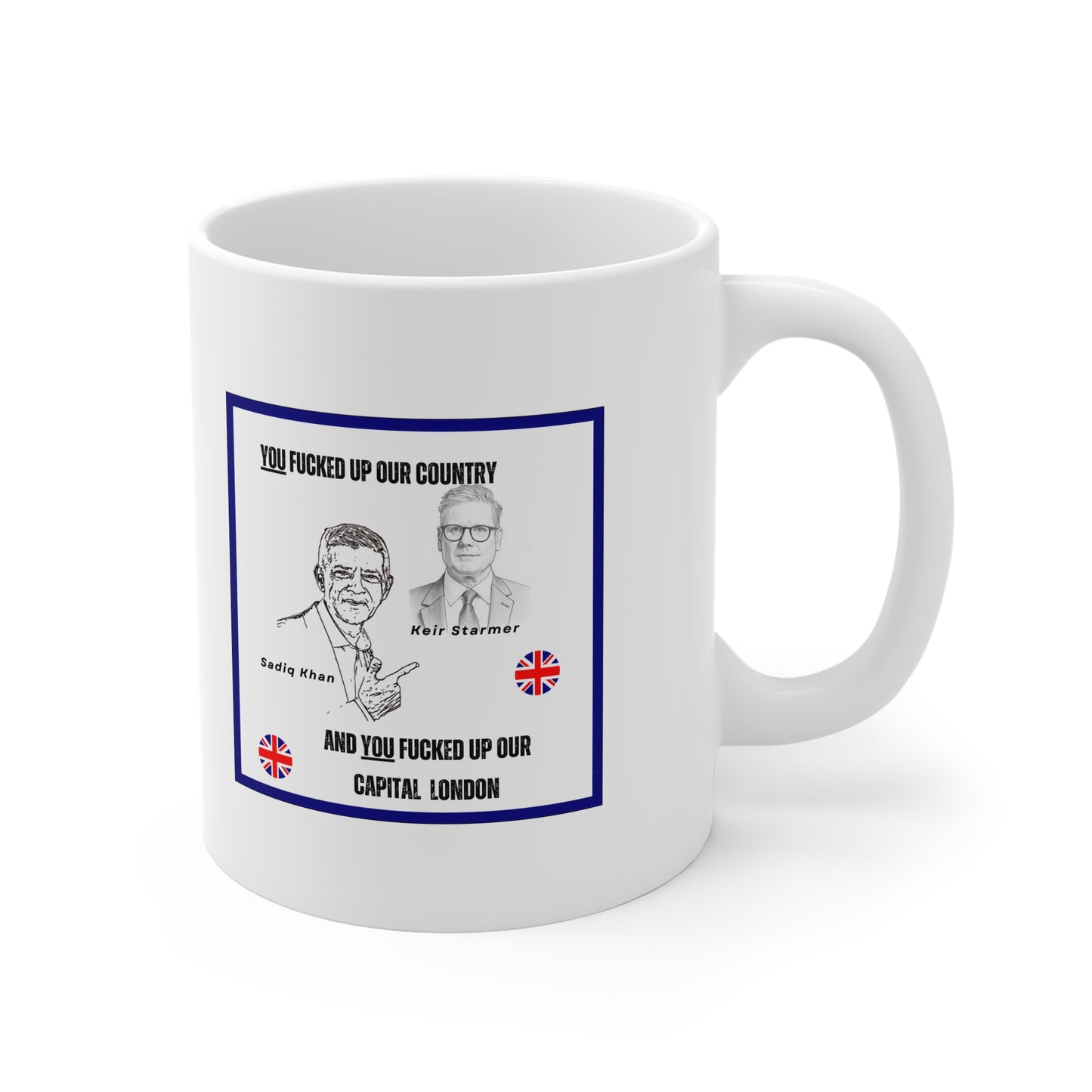 Bold Statement Mug for Coffee Lovers, Political Gift, Everyday Use, Unique Tea Cup, Home Decor, Fun Office Mug