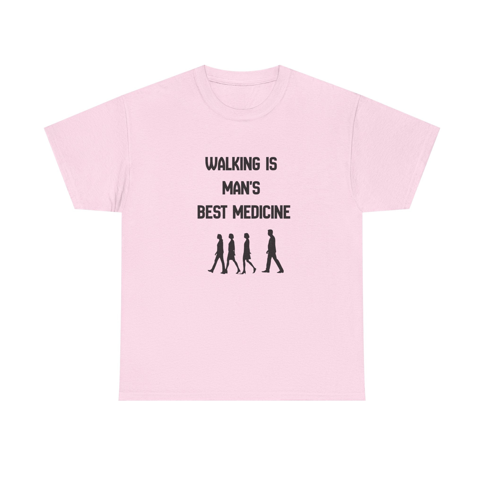 Hippocrates 'Walking Is Man's Best Medicine' T-Shirt — Fitness & Wellness Graphic Tee