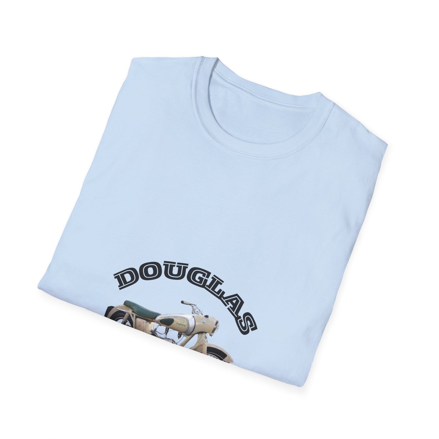 Douglas Dragonfly Motorcycle Unisex Softstyle T-Shirt, Casual Tee, Gift for Bikers, Motorcycle Shirt, Unique Graphic Tee