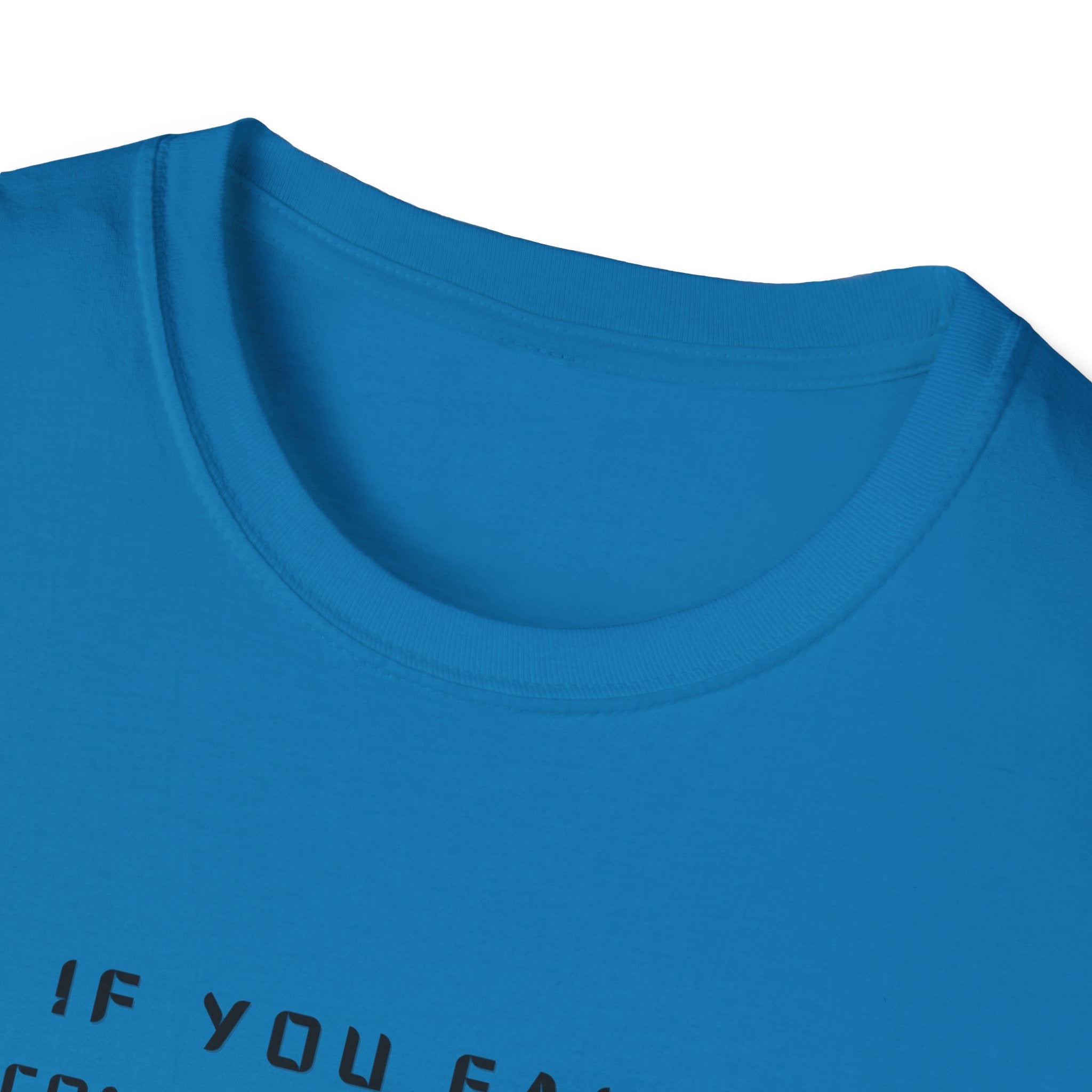 If You Fail Congratulations T-Shirt | Minimalist Motivational Text Tee