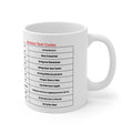 Seniors Text Codes Mug | Funny Senior Slang Abbreviations Chart | Humour Coffee Cup