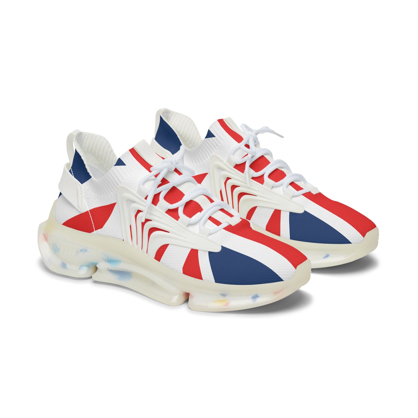 Union Jack Trainers Patriotic Women's Mesh Sneakers | Comfortable Fashion, Casual Shoes, Gift for Her, Sporting Events, Summer Outfits