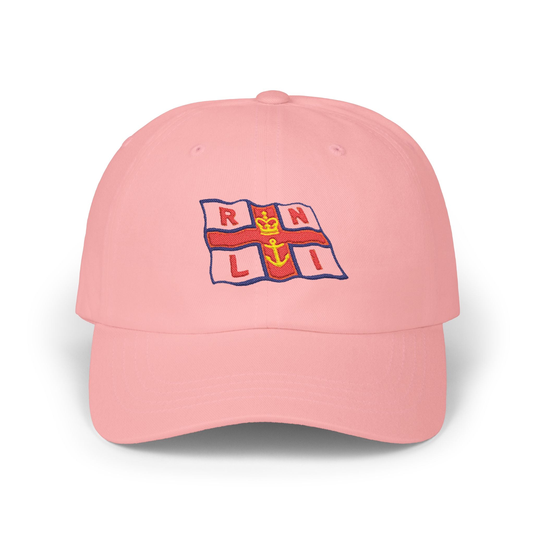 RNLI Lifeboat Flag Cap, British Rescue Hat, Coastal Gift, Nautical Embroidered Dad Cap, UK Sea Rescue Inspired Hat, Princess Kate