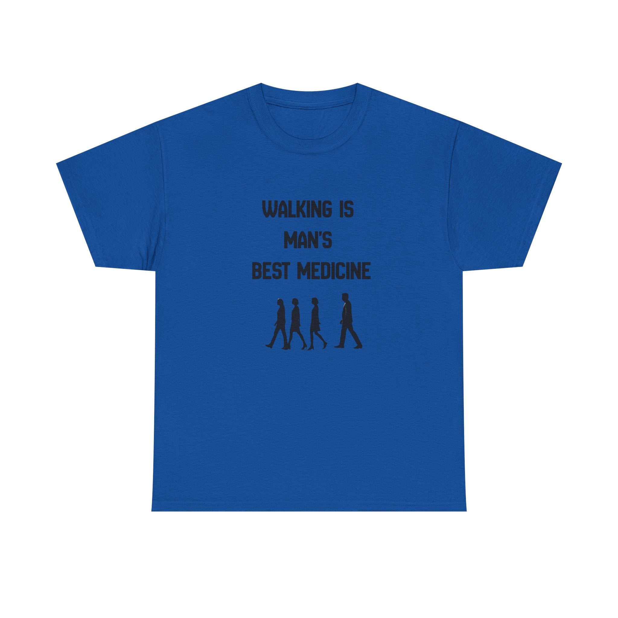 Hippocrates 'Walking Is Man's Best Medicine' T-Shirt — Fitness & Wellness Graphic Tee