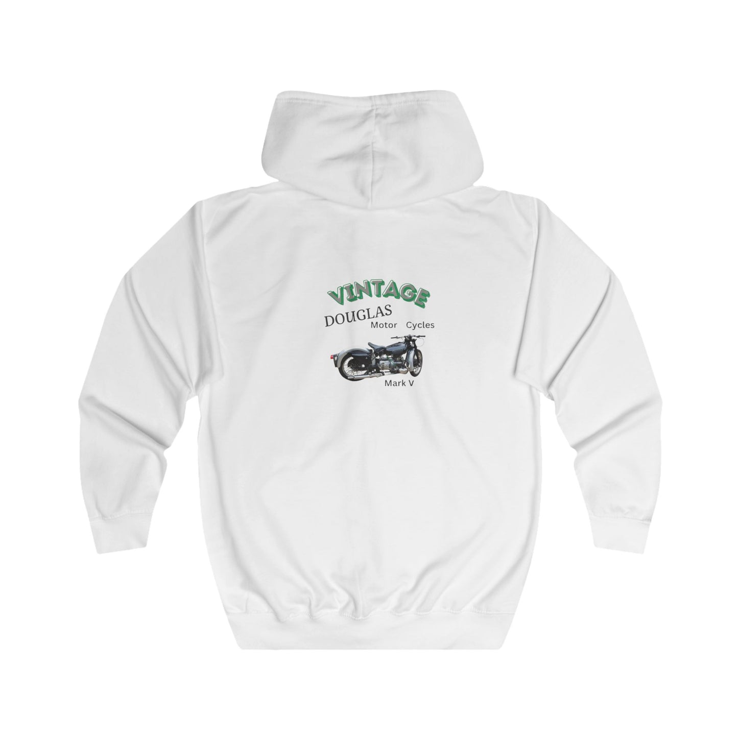 Classic Biker Dragonfly Zip Hoodie