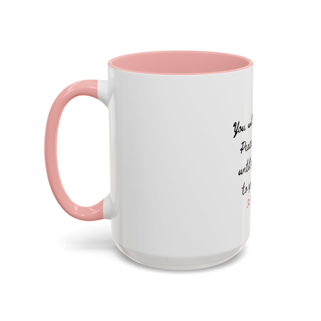 Listen to Your Heart Quote Coffee Mug | Heart Script Accent Mug | Inspirational Ceramic Cup Gift 11oz 15oz