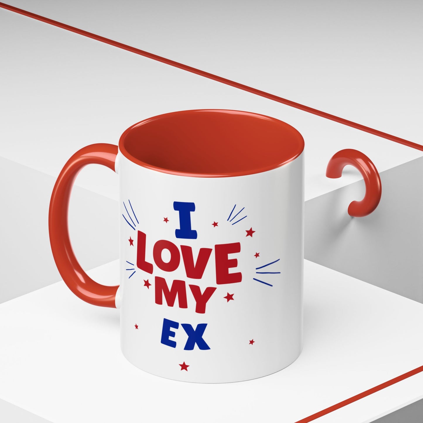 Mug - I Love my Ex Accent Coffee Mug