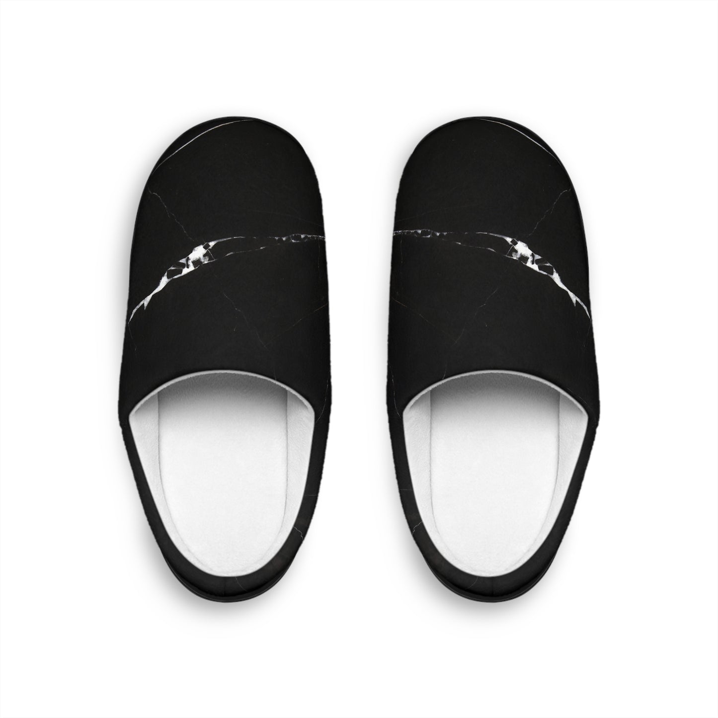 Chic Women's Indoor Slippers, Cozy Slip-On House Shoes, Marble Design, Gift for Her, Home Comfort, Relaxation Slippers