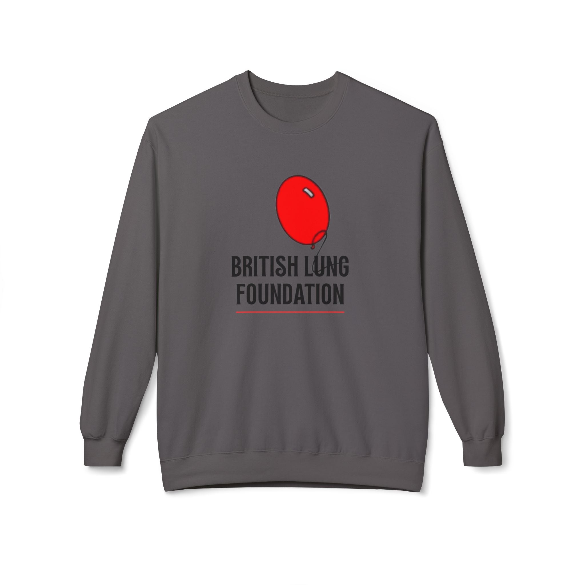 British Lung Foundation balloon logo Sweatshirt | charity lung health as worn by the late Princess Diana