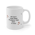 The Only Thing More Powerful Than Hate Is Love Mug | Inspirational Quote, Heart Doodles