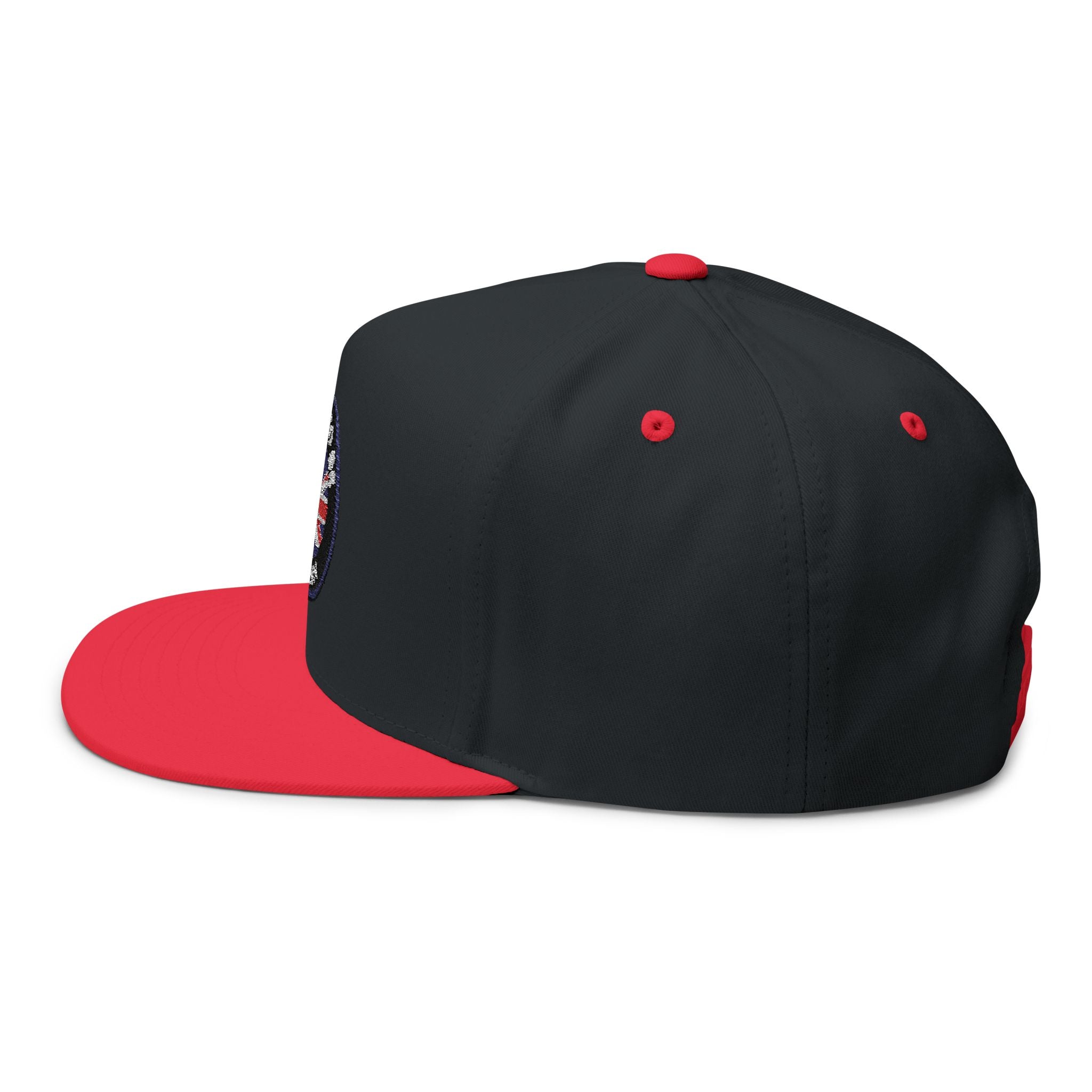Proud to Be British embroidered patch Flat Bill Cap | Union Jack snapback
