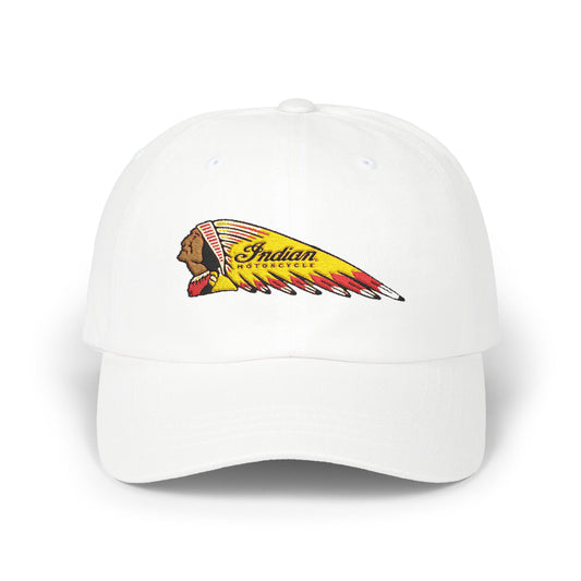 Vintage Indian Chief Dad Cap, Comfortable Adjustable Hat, Gift for Him, Casual Outdoor Cap, Sportswear Fashion Accessories