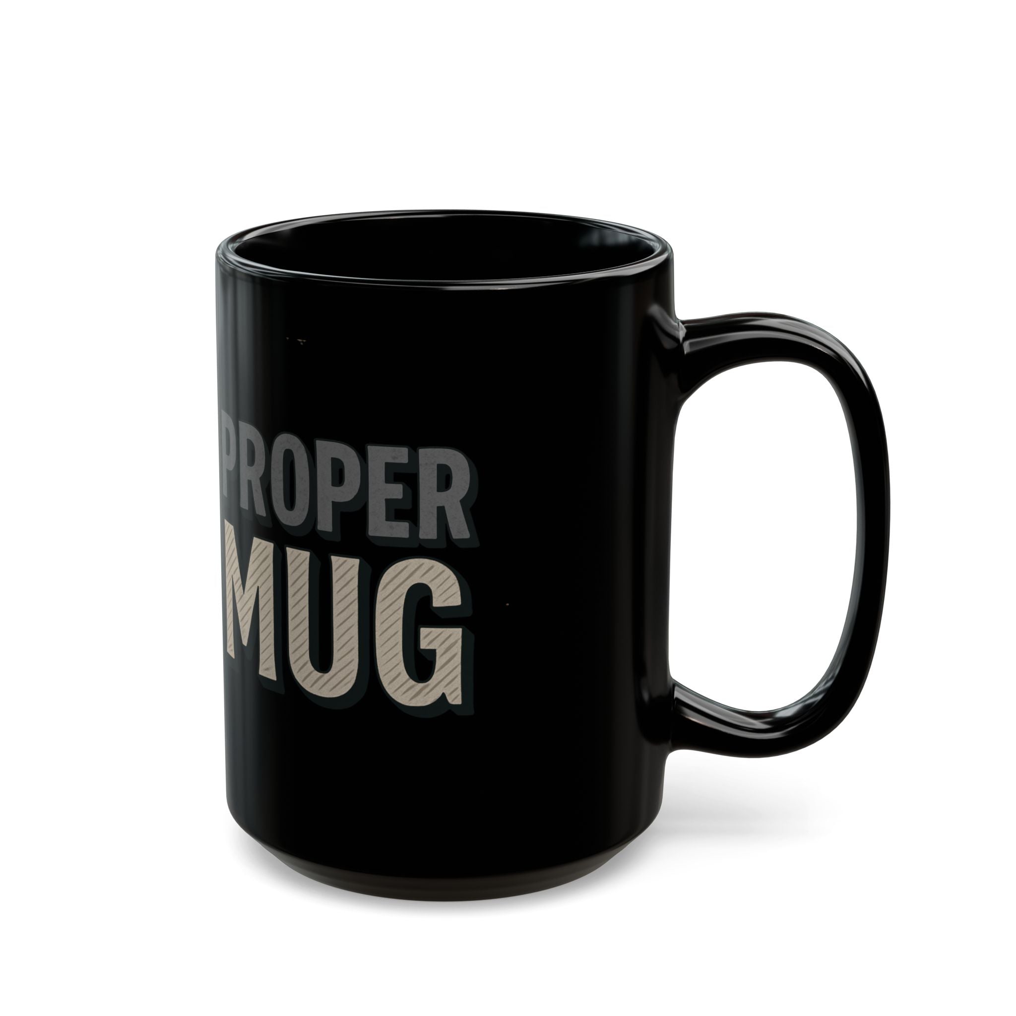 Proper Mug black ceramic | 11oz 15oz