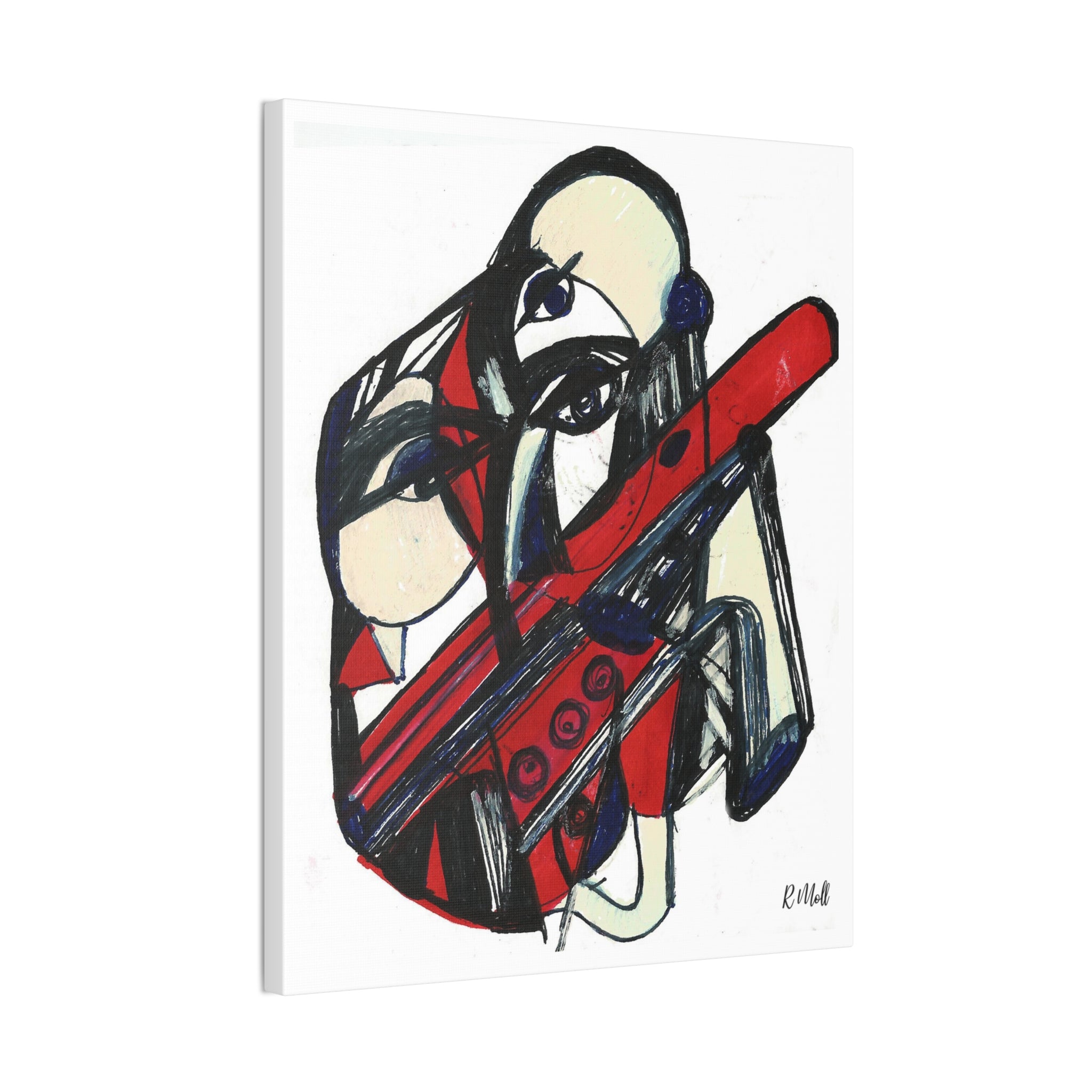 Chainsaw Horror Movie Art Canvas | Halloween Gothic Scary Wall Decor, Canvas Art