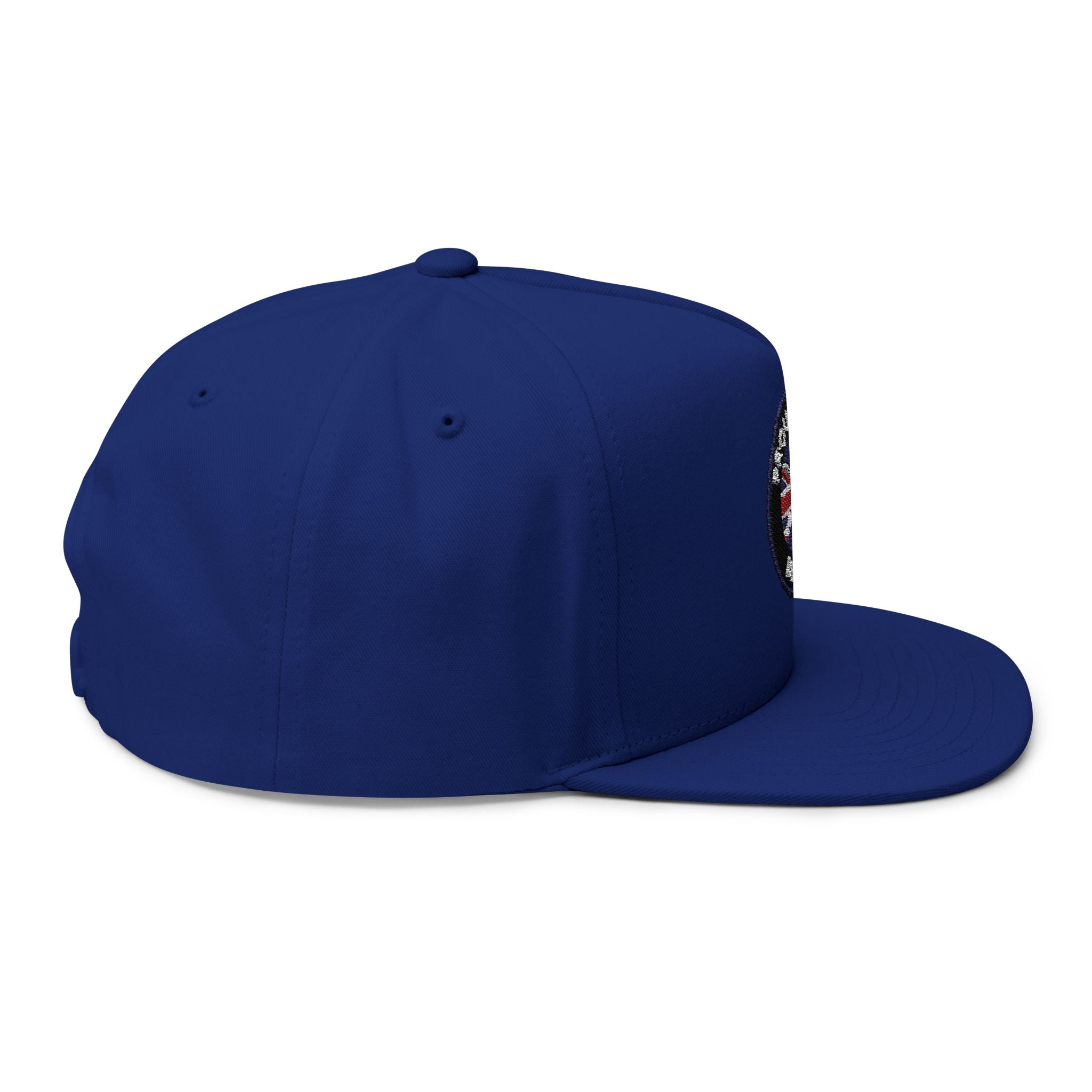 Proud to Be British embroidered patch Flat Bill Cap | Union Jack snapback