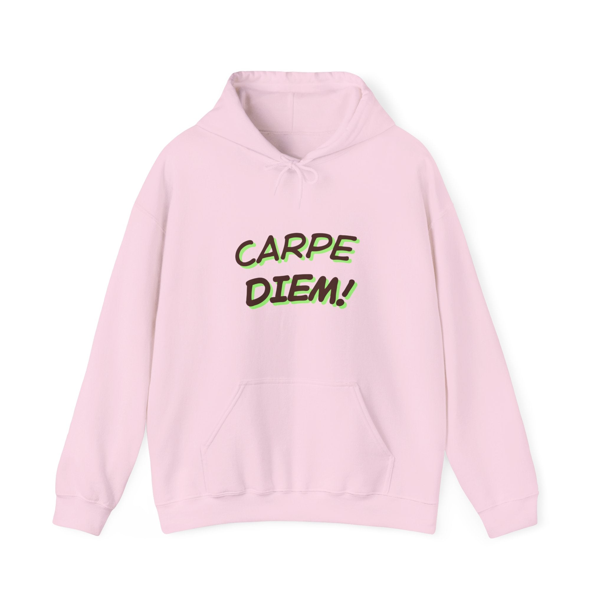 Carpe Diem! Hoodie | Motivational Script Graphic Sweatshirt