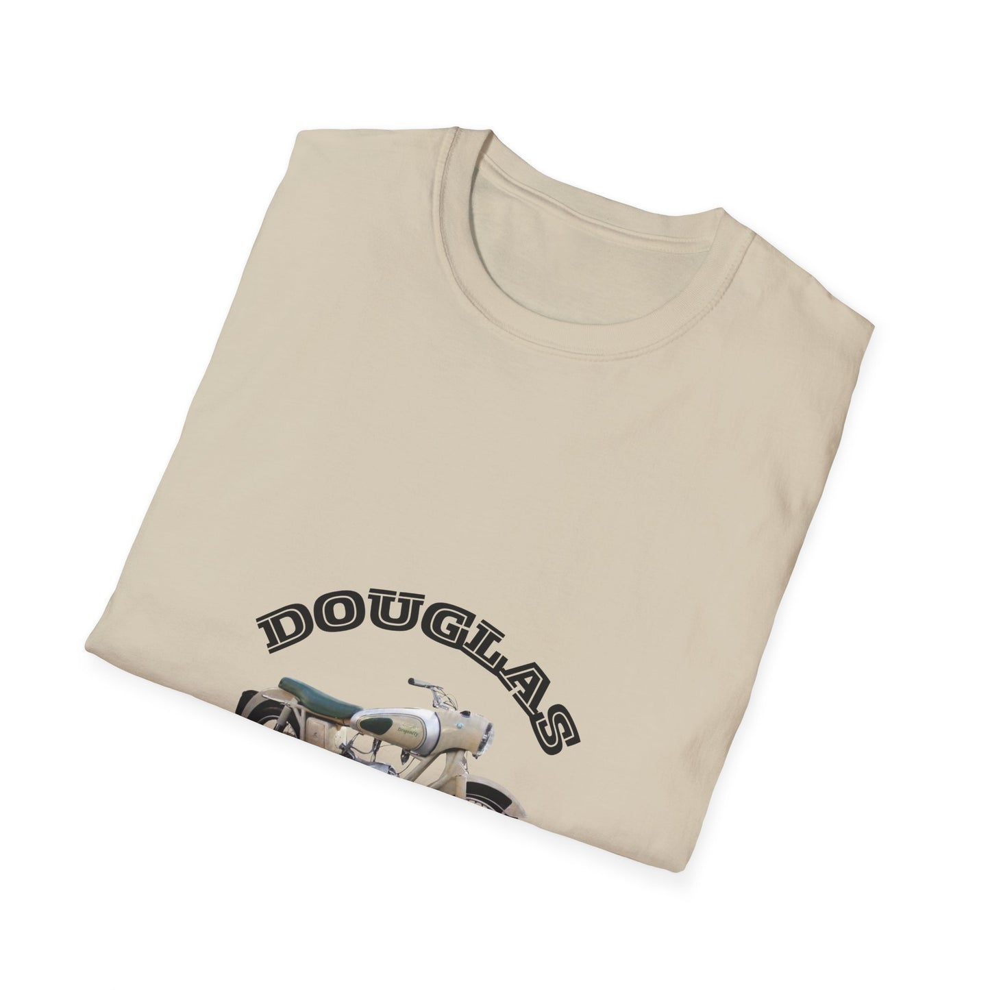 Douglas Dragonfly Motorcycle Unisex Softstyle T-Shirt, Casual Tee, Gift for Bikers, Motorcycle Shirt, Unique Graphic Tee