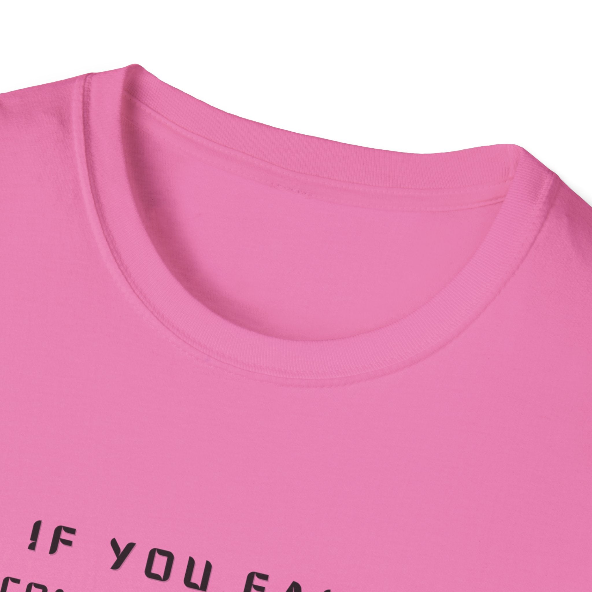 If You Fail Congratulations T-Shirt | Minimalist Motivational Text Tee