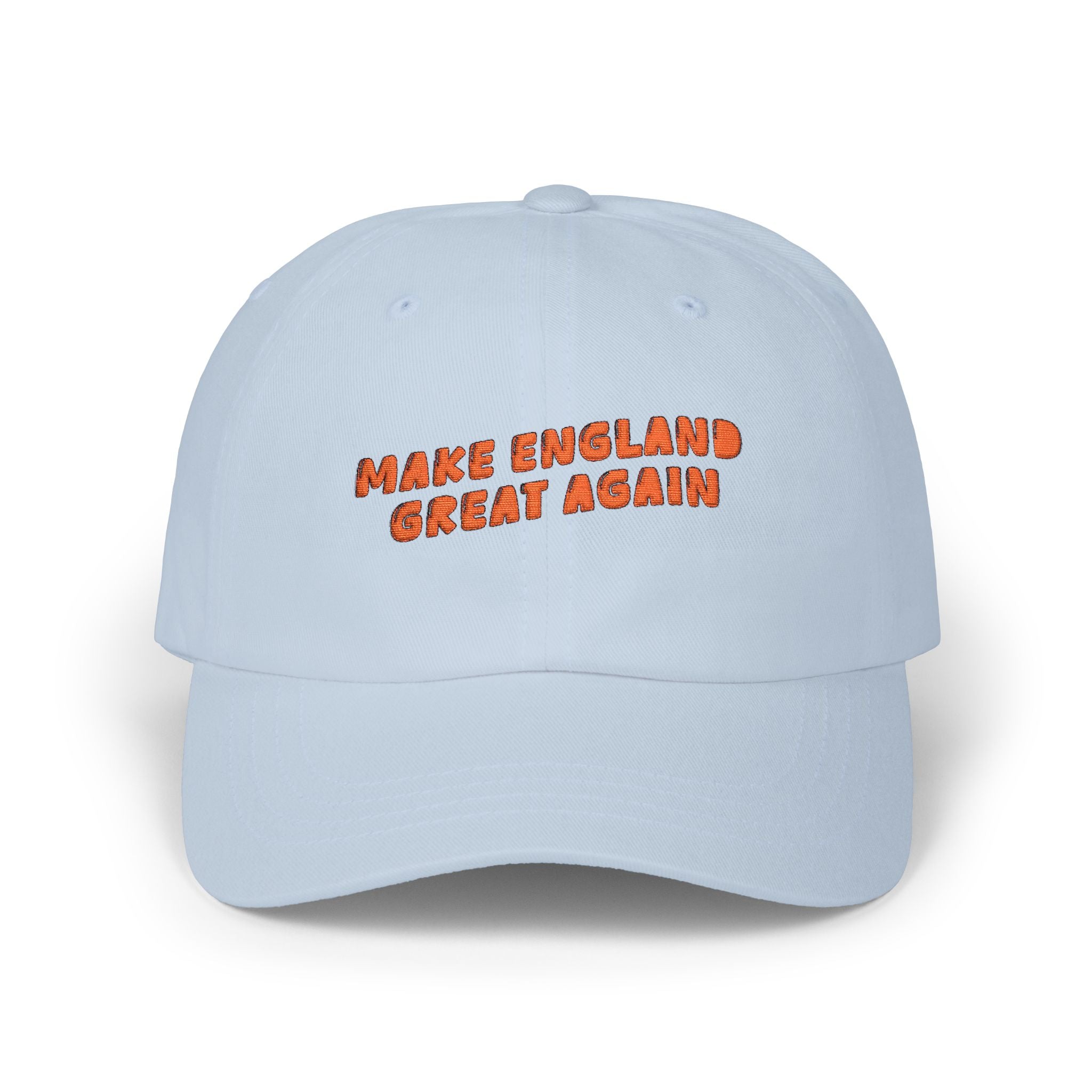 Make England Great Again Cap | Embroidered White Dad Hat | Patriotic England Hat | UK Pride Baseball Cap