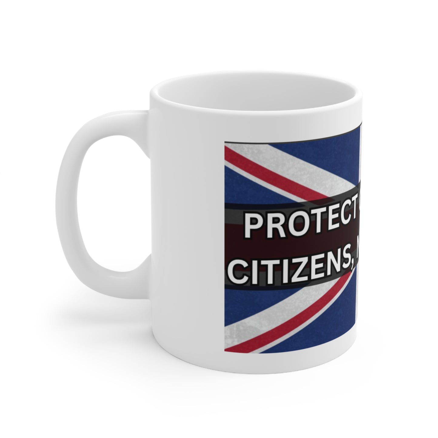 Protect Our NHS, Ideal for Citizens, Patriotic Coffee Mug - Political Gifts, Tea Lovers, Home Decor, Office Use, Father's Day