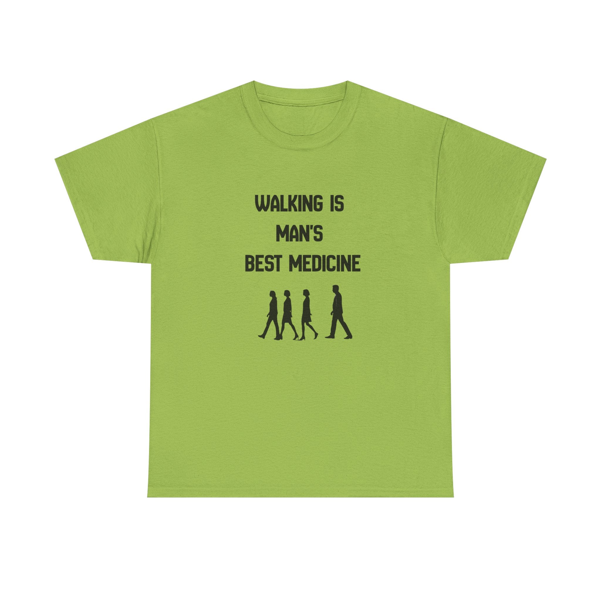 Hippocrates 'Walking Is Man's Best Medicine' T-Shirt — Fitness & Wellness Graphic Tee